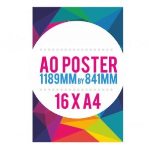 A0 Budget Poster 120gsm