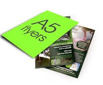 A5 Flyers Single-Sided 130gsm